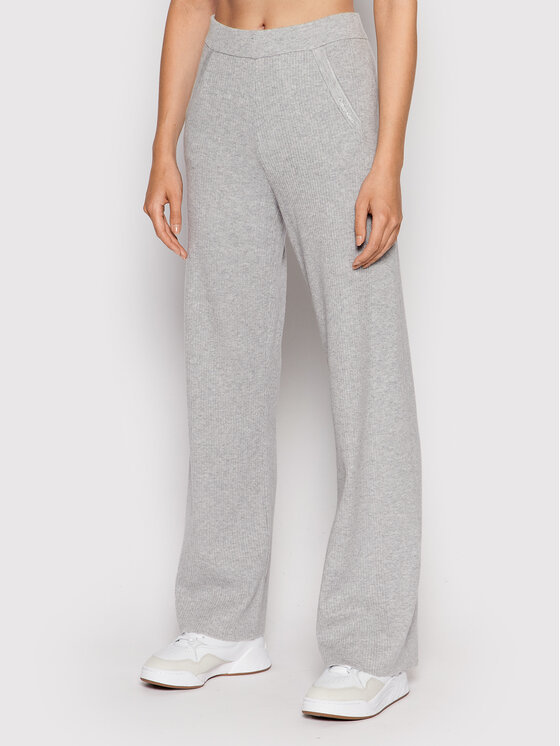 Calvin Klein – Essential tepláky, Šedá barva