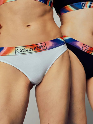 Pride tanga – Calvin Klein Underwear, Bílá barva Ženy