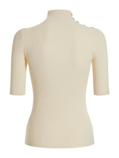 Bílá, Krémová barva, Flora svetrový top