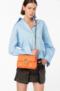 Luxusní Love Mini Puff kabelka, Oranžová barva, U