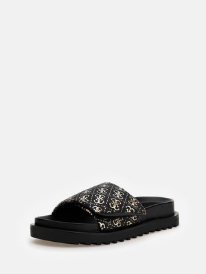 GUESS – Fabetzy pantofle, Černá barva