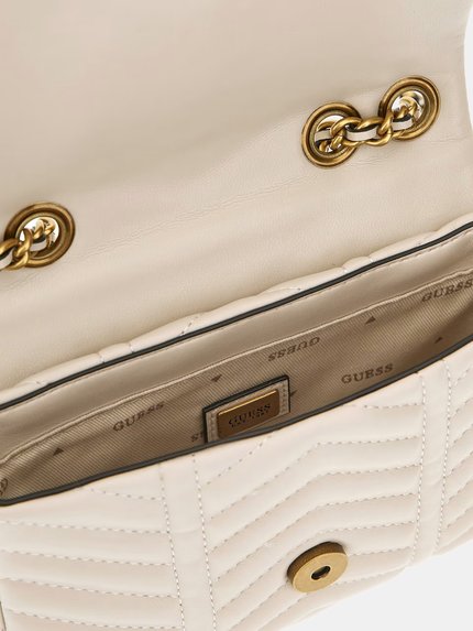 Módní Lovide crossbody, Bílá barva, 2023