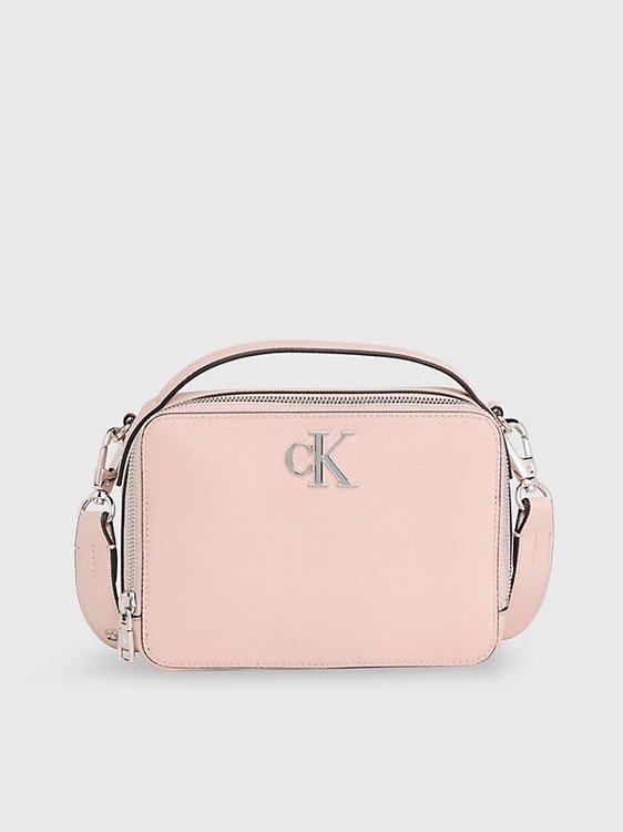 Calvin Klein Jeans – Minimal Monogram crossbody, Růžová barva