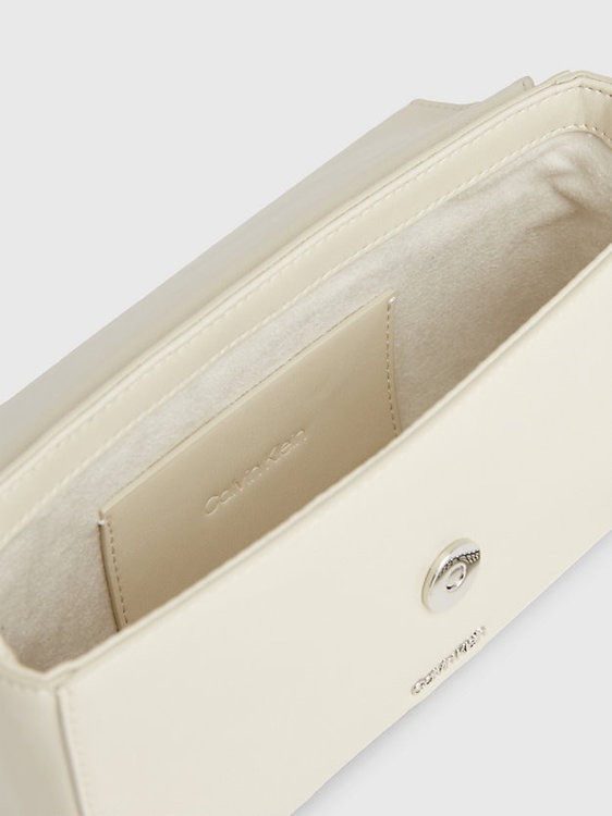 Calvin Mini crossbody Bílá, Krémová barva Ženy