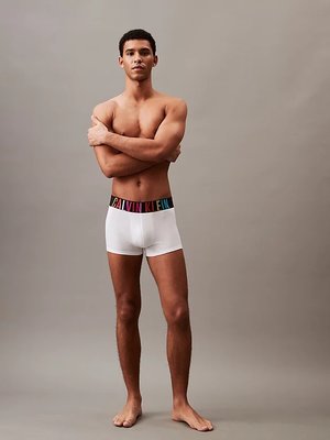Calvin Klein Underwear – Pride Cotton boxery, Bílá barva