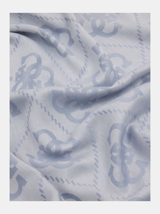 Noelle Kefiah šátek – GUESS, Modrá barva Ženy