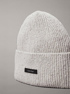 Luxusní Wool Melange čepice, Béžová barva, OS