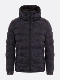 Luxusní Allover bunda, Černá barva, M, L, XL