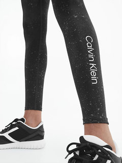 Calvin Klein Performance – Wo sportovní legíny, Černá barva 1