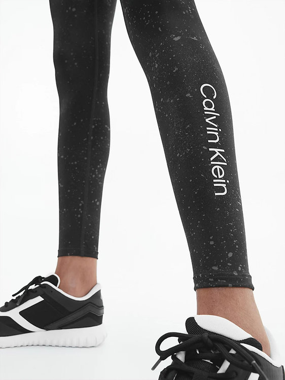 Calvin Klein Performance – Wo sportovní legíny, Černá barva 1