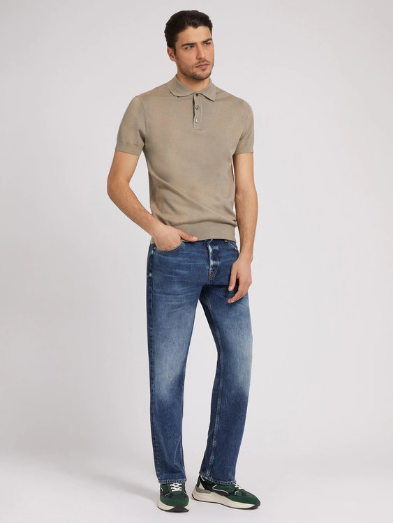 Luxusní Bryan polo tričko, Béžová barva, M, L, XL