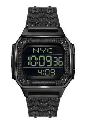 Philipp Plein – PWHAA1421-IP BLACK with stones on top ring HODINKY