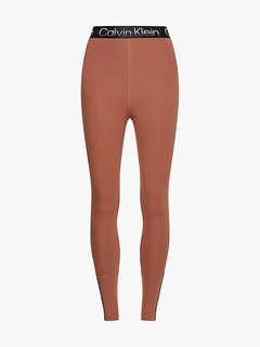 Gym legíny Hnědá, Oranžová barva Ženy