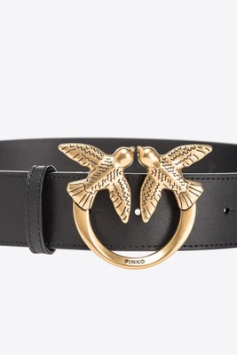 Love Berry pásek – Pinko, Černá barva Ženy