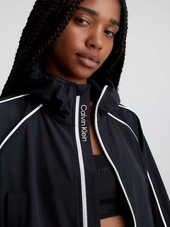 Luxusní Cropped větrovka, Černá barva, XS, S, M, L