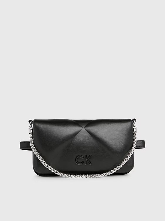 Calvin Klein Jeans – Quilt crossbody, Černá barva