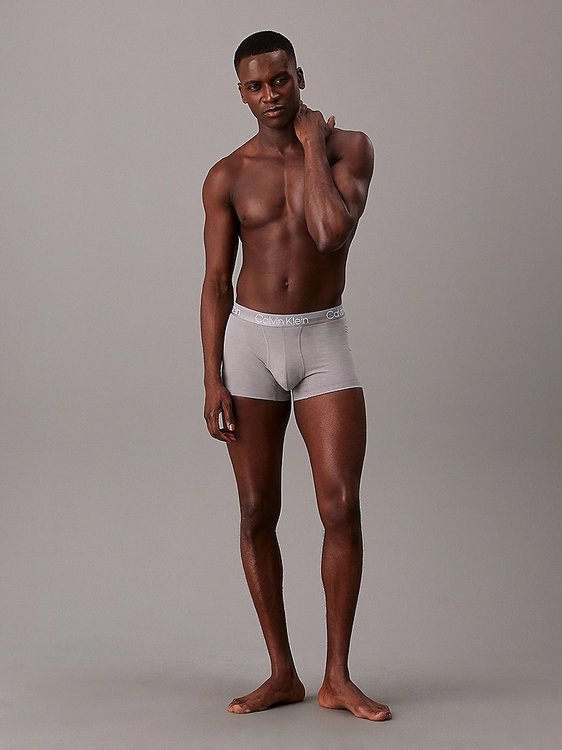 Structure Cotton boxery 3ks Červená, Modrá, Šedá barva Muži