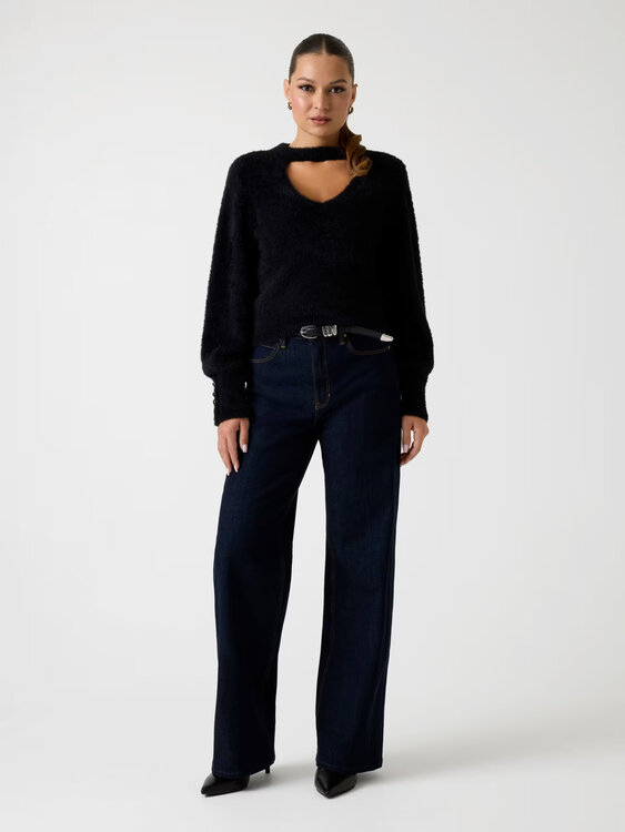 Módní W5BR92Z3BJ0-JBLK SVETR L/S, 2025