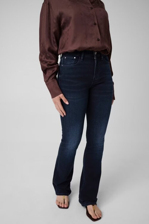 Módní Sexy flare jeans, Modrá barva, 2026