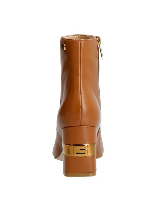 Módní FL7MASLEA10-COGNA KRÁTKÉ KOZAČKY, 2021