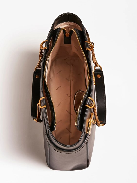 Módní Maimie kabelka, Černá barva, 2022