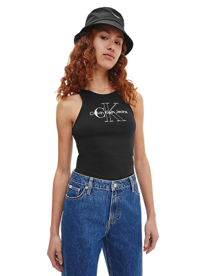Calvin Klein Jeans – Tank top, Černá barva
