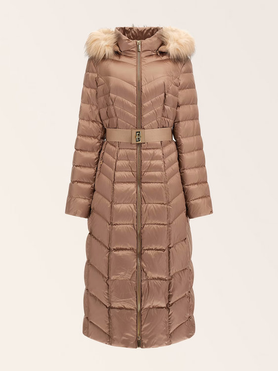 Luxusní Chantal kabát, Béžová barva, 38, 40, 42