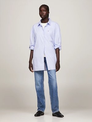 Essential košile – Tommy Hilfiger, Modrá barva Ženy
