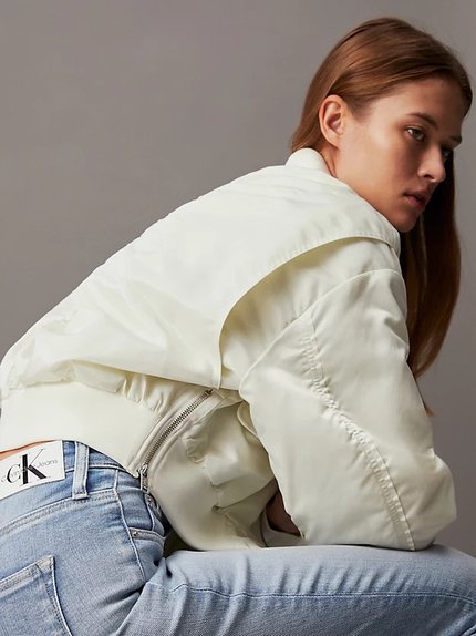 Módní High Rise Skinny jeans, Modrá barva, 2024