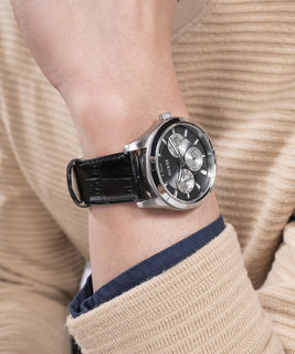 Černá, Stříbrná barva, Zen hodinky