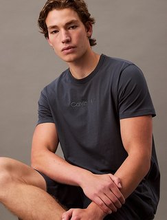 Luxusní Logo Cotton triko, Modrá barva, S, M, L, XL