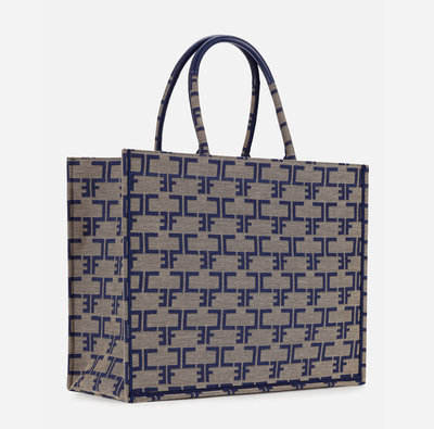 Womens kabelka, Modrá, Šedá barva Ženy