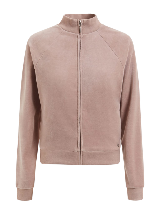 Luxusní Chenille mikina, Růžová barva, XS, S, M, L