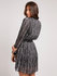 Módní Dana šaty, Černá, Šedá barva, 2022 1