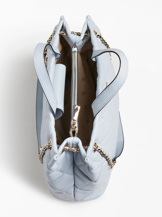 Módní Cessily quilted kabelka, Modrá barva, 2022