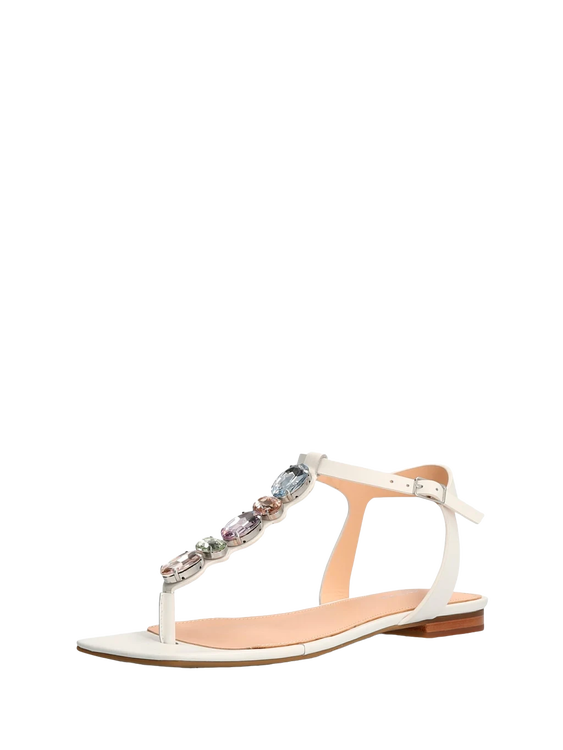 Guess – Sefora sandálky, Bílá barva