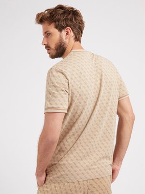 Módní Marshall triko, Béžová barva, 2022