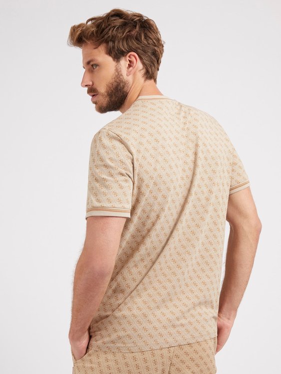 Módní Marshall triko, Béžová barva, 2022