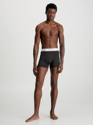 Cotton Stretch boxery 3ks – Calvin Klein Underwear, Černá barva Muži