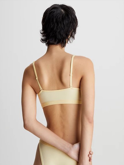 Módní Neo Nudes braletka, Žlutá barva, 2022