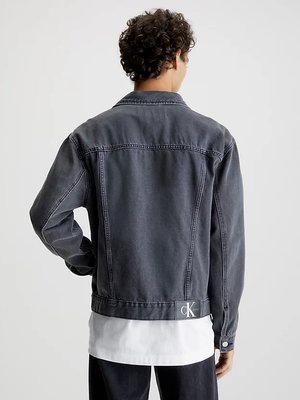 90's Denim bunda – Calvin Klein Jeans, Šedá barva Muži