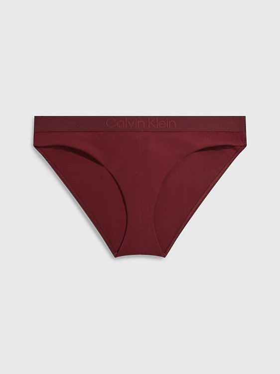 Calvin Klein Swimwear – Core Tonal plavky - Spodní díl, Červená barva