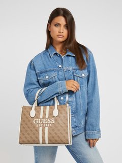 Luxusní Silvana kabelka, Hnědá barva, T/U