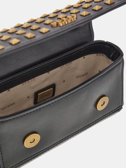 Módní Iseline kabelka, Černá barva, 2023