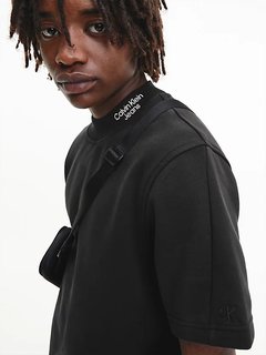 Luxusní Stacked Logo triko, Černá barva, M, L, XL