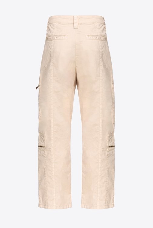 Matese Pantalone kalhoty – Pinko, Béžová barva Ženy