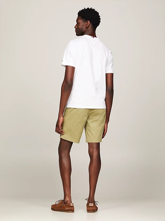 Módní Label Print triko, Bílá barva, 2024