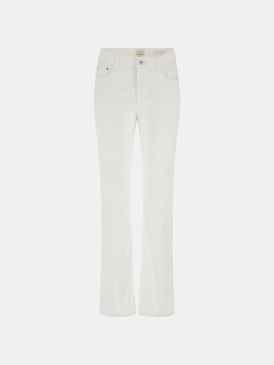 GUESS, Bílá barva Sexy Flare jeans