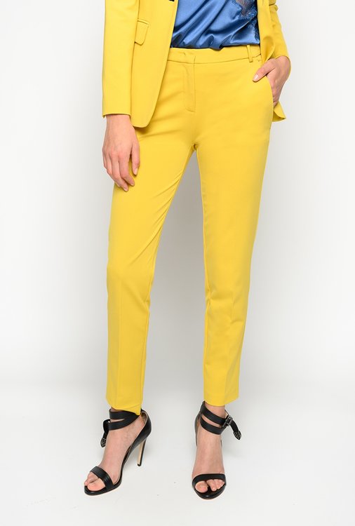 Pinko, Žlutá barva Kalhoty Bello