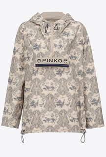 Pinko – Castrovillari bunda, Bílá, Modrá barva
